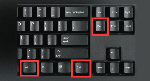 Ctrl + Alt + Delete Ctrl + Alt + Delete