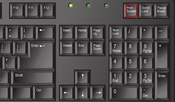 PrintScreen键截图 PrintScreen键截图