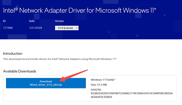 通过英特尔官网下载安装 通过英特尔官网下载安装