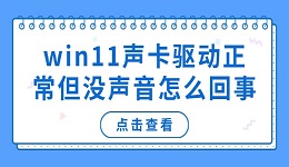 win11声卡驱动正常但没声音怎么回事 解决电脑没声音