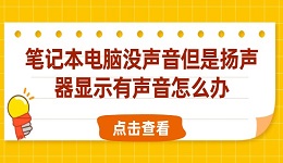 笔记本电脑没声音但是扬声器显示有声音怎么办 查看解决方法