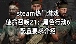 steam热门游戏使命召唤21：黑色行动6配置要求介绍