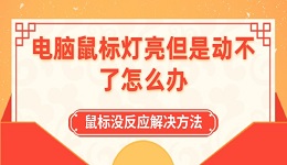 电脑鼠标灯亮但是动不了怎么办 鼠标没反应解决方法