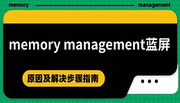 memory management蓝屏的原因及解决步骤指南