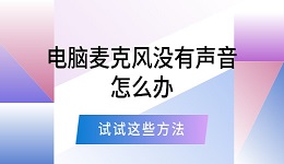 电脑麦克风没有声音怎么办 试试这些方法