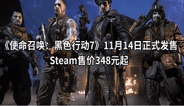 《使命召唤:黑色行动7》11月14日正式发售,Steam售价348元起