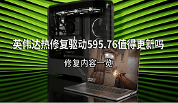 英伟达热修复驱动595.76值得更新吗?修复内容一览