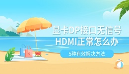 显卡DP接口无信号HDMI正常怎么办 5种有效解决方法
