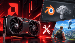 AMD 26.7.1显卡驱动发布:RX 9050首发支持,Blender与Fortnite问题修复