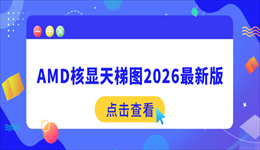 AMD核显天梯图2026最新版:从780M到8060S,一张表看懂排名